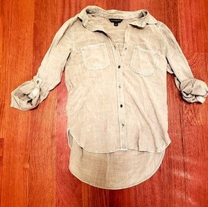Nwot gray rock & republic button down
